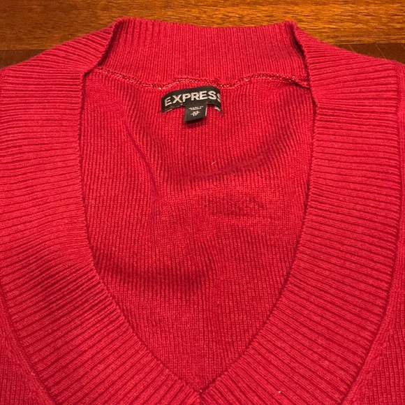 Express V-Neck Sweater - Picture 2 of 3